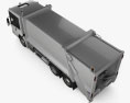 Mercedes-Benz Econic Müllwagen Rolloffcon 3axle 2012 3D-Modell Draufsicht