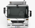 Mercedes-Benz Econic Garbage Truck Rolloffcon 3axle 2012 3d model front view