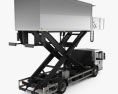 Mercedes-Benz Econic Airport Lift Platform Truck 2016 3D 모델  back view