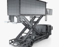 Mercedes-Benz Econic Airport Lift Platform Truck 2016 Modello 3D