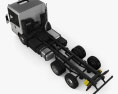 Mercedes-Benz Econic Chassis Truck 3axle 2016 3d model top view