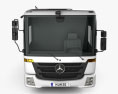 Mercedes-Benz Econic 섀시 트럭 3axle 2016 3D 모델  front view