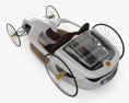 Mercedes-Benz F-Cell 雙座敞篷車 2009 3D模型 顶视图