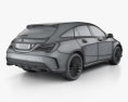 Mercedes-Benz CLA-клас (C117) ShootingBrake AMG 2017 3D модель