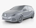 Mercedes-Benz Clase B (W242) Electric Drive 2017 Modelo 3D clay render