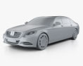 Mercedes-Benz S-Klasse (W222) Maybach 2019 3D-Modell clay render