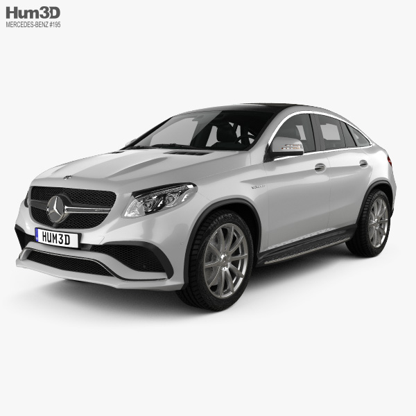 Mercedes-Benz GLE-class (C292) Coupe AMG 2017 3D model