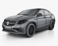 Mercedes-Benz GLE-class (C292) Coupe AMG 2017 3d model wire render