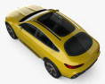 Mercedes-Benz GLC Coupe Konzept 2014 3D-Modell Draufsicht