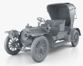 Mercedes-Benz Simplex 28-32 Phaeton 1905 3D-Modell clay render