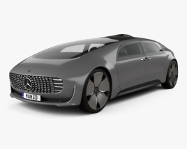 3D model of Mercedes-Benz F 015 2015