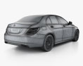 Mercedes-Benz C-класс (W205) Седан с детальным интерьером 2017 3D модель
