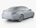 Mercedes-Benz C 클래스 (W205) 세단 인테리어 가 있는 2017 3D 모델 