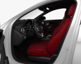 Mercedes-Benz C 클래스 (W205) 세단 인테리어 가 있는 2017 3D 모델  seats