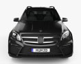 Mercedes-Benz Clase GL X166 Brabus B63 2016 Modelo 3D vista frontal