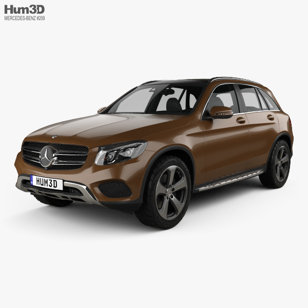 Mercedes-Benz GLC 클래스 (X205) 2018 3D 모델 