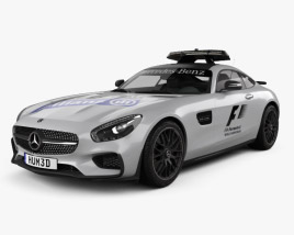 Mercedes-Benz AMG GT S F1 Safety Car 2018 3D-Modell