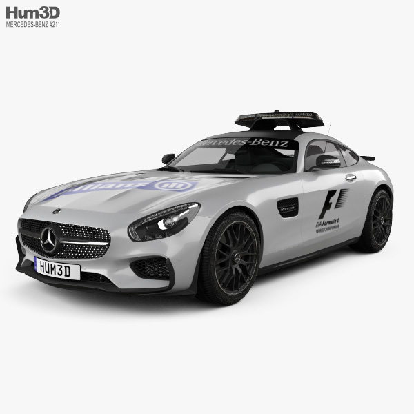 Mercedes-Benz AMG GT S F1 Safety Car 2018 3D model