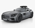 Mercedes-Benz AMG GT S F1 Safety Car 2018 3D-Modell wire render