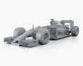Force India VJM08 2015 Modello 3D clay render