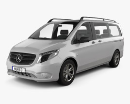 Mercedes-Benz Vito Tourer Select L2 (W447) 2018 Modèle 3D