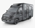 Mercedes-Benz Sprinter (W906) Ambulance 2014 3d model wire render