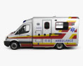 Mercedes-Benz Sprinter (W906) Ambulance 2014 3d model side view