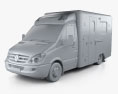 Mercedes-Benz Sprinter (W906) Ambulance 2014 3d model clay render