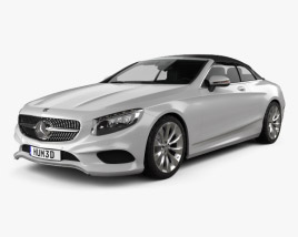 3D model of Mercedes-Benz S-class cabriolet 2020
