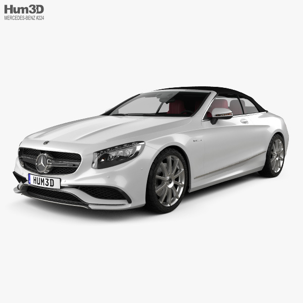 Mercedes-Benz S-клас AMG Кабріолет 2020 3D модель