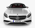 Mercedes-Benz S级 AMG 敞篷车 2020 3D模型 正面图
