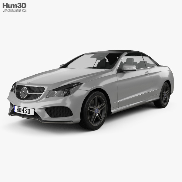 Mercedes-Benz Clase E descapotable AMG Sports Package 2017 Modelo 3D
