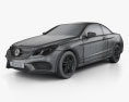 Mercedes-Benz E级 敞篷车 AMG Sports Package 2017 3D模型 wire render