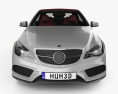 Mercedes-Benz Clase E descapotable AMG Sports Package con interior 2017 Modelo 3D vista frontal
