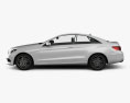 Mercedes-Benz E-Klasse coupé 2017 3D-Modell Seitenansicht