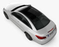 Mercedes-Benz E-Klasse coupé 2017 3D-Modell Draufsicht