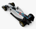 Williams FW37 2014 Modelo 3D vista superior