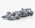 Williams FW37 2014 Modelo 3D clay render
