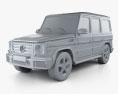 Mercedes-Benz Gクラス 2019 3Dモデル clay render