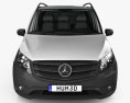 Mercedes-Benz Metris Kastenwagen mit Innenraum 2017 3D-Modell Vorderansicht