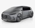 Mercedes-Benz Vision Tokyo 2015 Modello 3D wire render