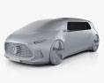 Mercedes-Benz Vision Tokyo 2015 3D模型 clay render