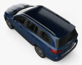 Mercedes-Benz GLS级 2018 3D模型 顶视图