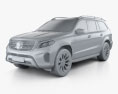 Mercedes-Benz GLS 클래스 2018 3D 모델  clay render