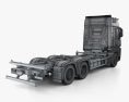 Mercedes-Benz Actros 底盘驾驶室卡车 3轴 2015 3D模型