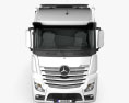 Mercedes-Benz Actros 底盘驾驶室卡车 3轴 2015 3D模型 正面图