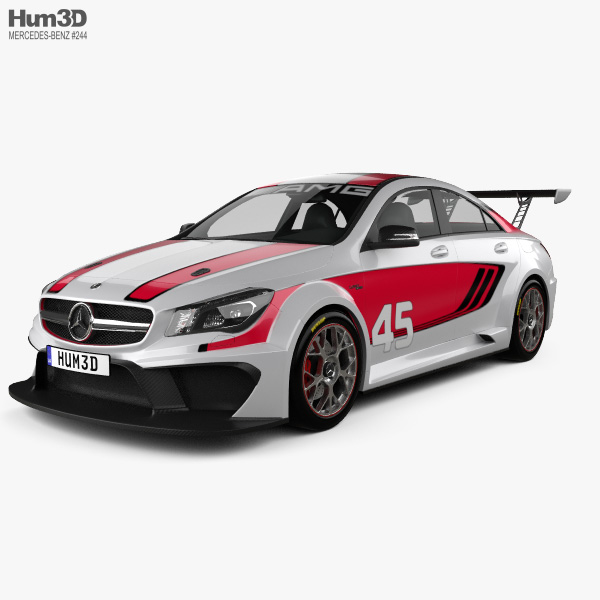 Mercedes-Benz CLA-class (C117) AMG Racing 2015 3D model
