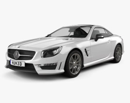 3D model of Mercedes-Benz SL-class (R321) AMG 2016