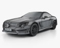 Mercedes-Benz Classe SL (R321) AMG 2016 Modello 3D wire render