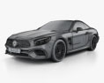 Mercedes-Benz Classe SL (R231) SL 63 AMG 2018 Modello 3D wire render